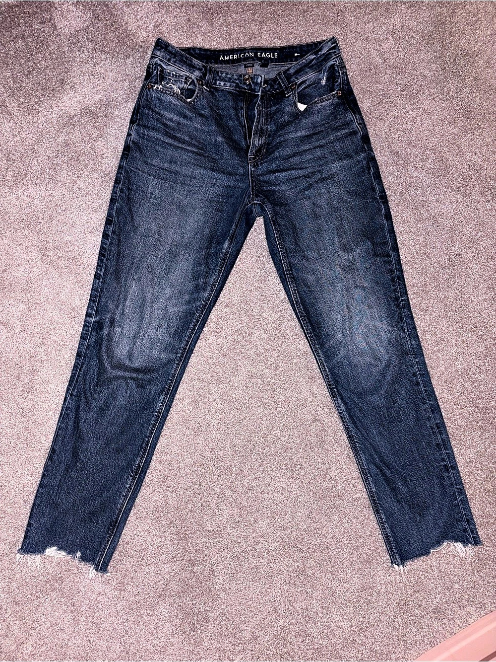 American Eagle AE Strigid Mom Jean Skinny Jeans Blue Size 6